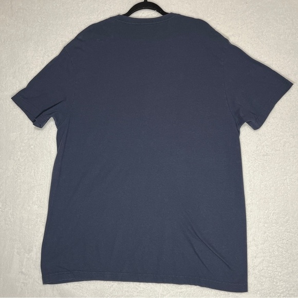 CONVERSE Men's Chuck Taylor All Star T-Shirt Light Navy Size X-Large - Picture 2 of 8